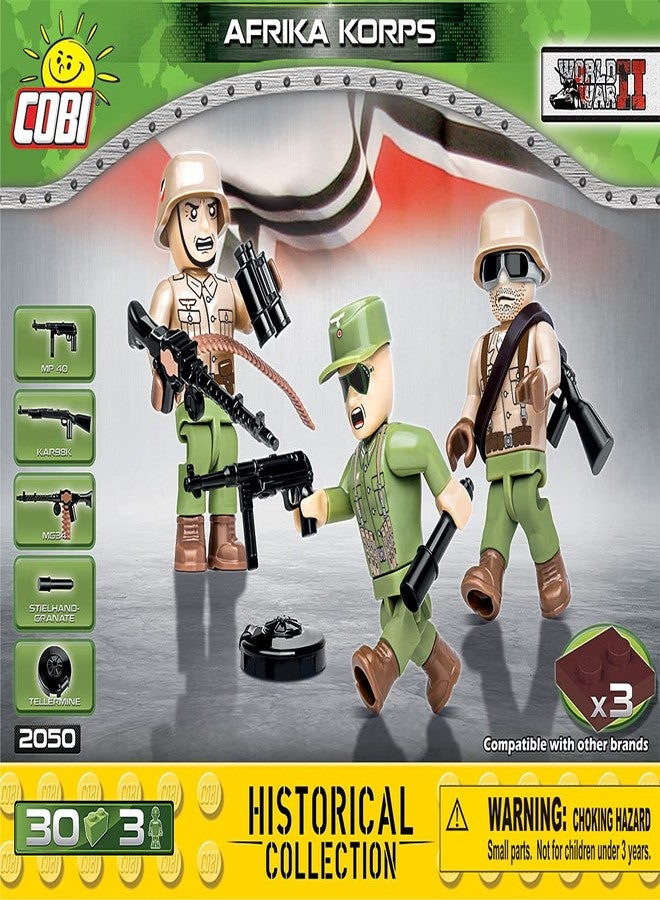 COBI Historical Collection Afrika Korps Figures - Image 3